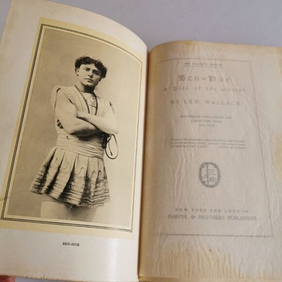 1901 Ben-Hur Player's Edition Hardcover Book, Antique Collectable - Picture 4 of 11